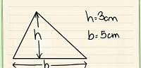 كيف احسب ارتفاع المثلث